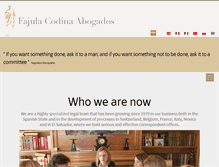 Tablet Screenshot of bufetefajula.com
